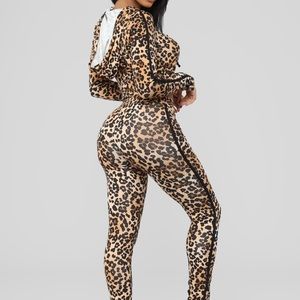 Fashion Nova Leopard Lounge Set